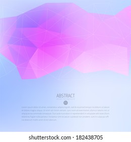 abstract blurred vector background with polygon item pattern for design color straight water white star colourful conceptual scene multicolored numeric glassware splash cloud fashionable site blue rip