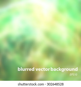 Abstract blurred vector in the color