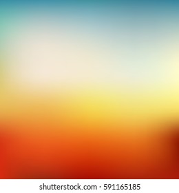 Abstract blurred vector color background