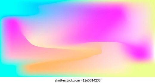 Abstract blurred vector gradient background. Colorful template for wallpaper, banner, flyer. Easy editable, empty copyspace for text logo and design