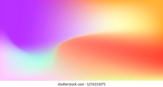 Abstract blurred vector gradient background. Colorful template for  wallpaper, banner, flyer. Easy editable, empty copy space for text logo and design