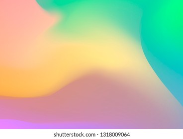 Abstract blurred vector gradient background. Colorful template for  wallpaper, banner, flyer. Easy editable, empty copy space for text logo and design