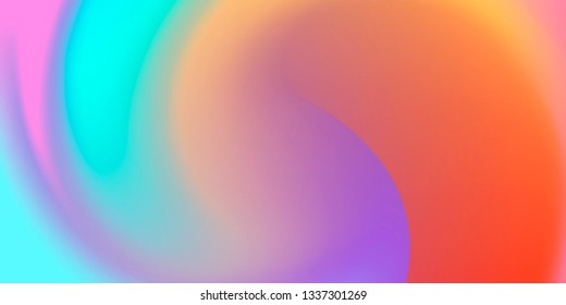 Abstract blurred vector gradient background. Colorful template for  wallpaper, banner, flyer. Easy editable, empty copy space for text logo and design