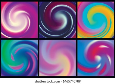 Abstract blurred vector gradient background. Colorful template for wallpaper, banner, flyer
