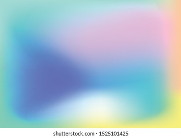 Abstract blurred vector gradient background. Colorful template for wallpaper, banner, flyer