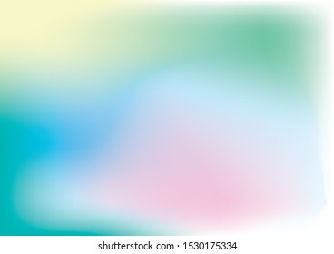 Abstract blurred vector gradient background. Colorful template for wallpaper, banner, flyer