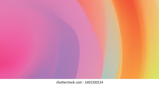 Abstract blurred vector gradient background. Colorful template for wallpaper, banner, flyer. Easy editable, empty copy space for text logo and design