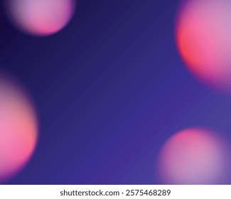 Abstract Blurred Vibrant Pink Colors on Deep Blue Gradient illustration