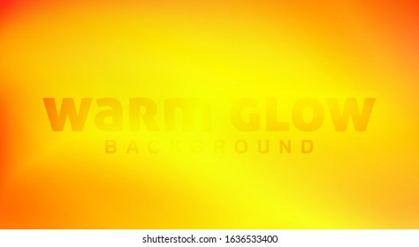 Abstract blurred warm glowing background. Vector graphic pattern with gradient