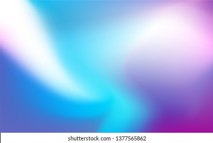 Abstract Blurred white blue teal pink purple background. Soft light gradient wave backdrop with place for text. Vector illustration for your graphic design, banner, poster or wallpapers