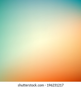 abstract blurry background  blue    orange  vector illustration  eps 10 and gradient mesh 
