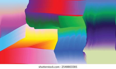 abstract blurry background. multicolored graphic pattern. texture decorative elements with motion and freeform style.