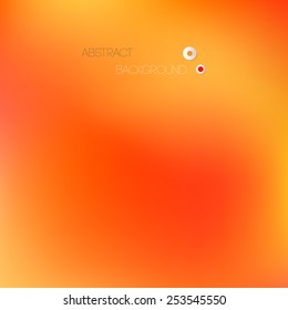Abstract blurry background, red - orange, vector illustration with gradient mesh.