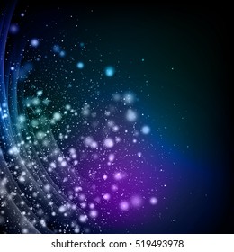 Abstract blurry blue background. EPS 10 vector file included