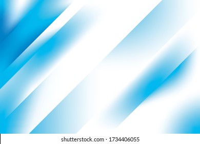 Abstract Blurry Blue White Line Background Design, Blue Futuristic Stylish Background Template Vector