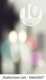 Abstract blurry bokeh background