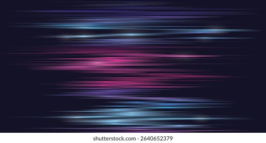 Abstract blurry colorful light dynamic motion background graphic illustration.