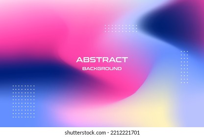 abstract blurry fluid vector background of polar lights. Holographic shiny colors, blue, yellow, pink, and purple. eps10 vector