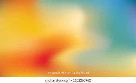 fondo de malla de gradiente borroso abstracto en colores brillantes, plantilla lisa colorida, editable y en capas