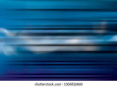 Abstract blurry gradient mesh background in bright blue colors. Colorful smooth soft banner template. Creative vibrant vector illustration