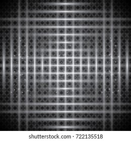 Abstract blurry motion lines isolated on transparent background. Light effect