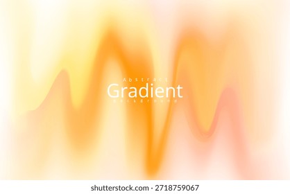 Fondo Abstractas borroso de la onda de la Vertical del naranja y del amarillo que muestra transiciones suaves del color convenientes para los proyectos de diseño modernos y las presentaciones digitales del arte