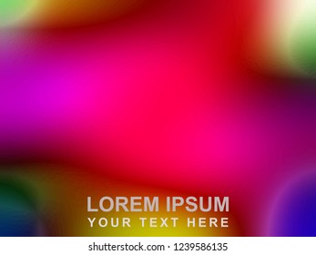 abstract blurry pattern | multicolor trendy texture | background decorative elements with gradient and defocused style | illustration for clothes postcards or concept design
