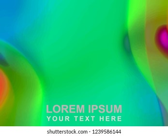 abstract blurry pattern | multicolor trendy texture | background decorative elements with gradient and defocused style | illustration for clothes postcards or concept design

