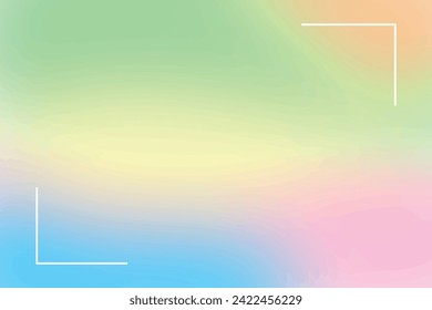 Abstract blurs colorful background with frame