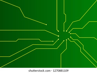 Abstract  board Illustration, high computer technology dark background. Hi-tech digital technology concept. 