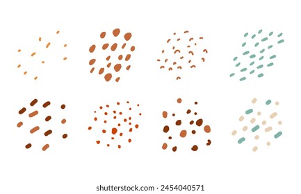 Abstract Bohemian Dotted Element Set