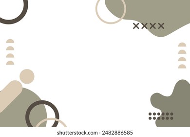 Abstract Bohemian and Geometric Background