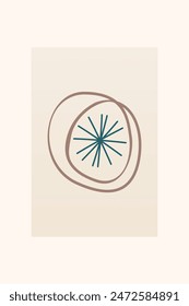 Abstract boho art background. Boho art decor background