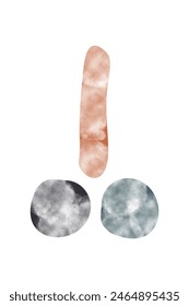 Abstraktes Boho-Designelement. Boho Home Decor Elemente im modernen abstrakten Boho-Stil