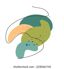 Resumen del diseño de boho. Ilustración vectorial de los puntos para el diseño de su producto, tarjetas de visita, carteles, fondos.
