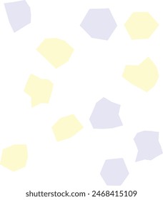 Ein abstrakter Boho Grunge schneidet Design-Element aus.
