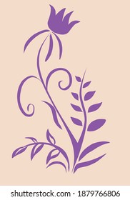 abstract boho, abstract leaf art, background design, wall decoration