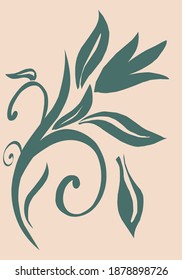abstract boho, leaf art, wall art prints, neutral boho decor, flowers, nursery mid century modern, frescoes