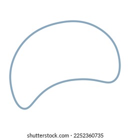 Resumen El botón de la línea de boho da forma a un simple dibujo a mano.