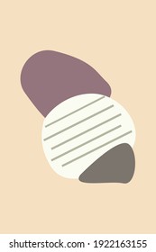 Abstract boho minimalist pattern background for social media, design birthday card, poster, wall decor, beauty salon etc