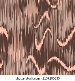 Abstract boho print. Vertical irregular stripes. Seamless pattern.