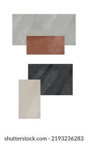 Abstrakte Boho Printable Wall Art, Earth Tone Wall Art, Terracotta Art Print, Moderner Minimalismus