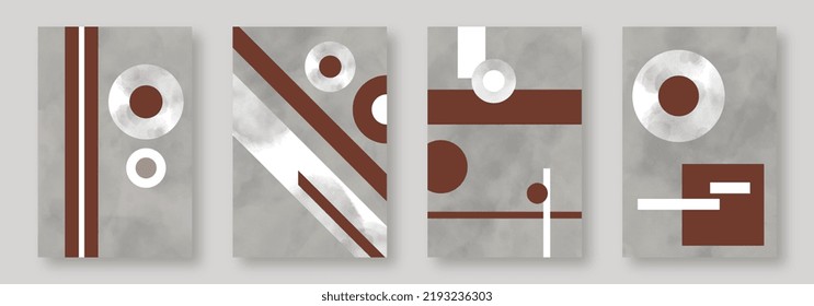 Abstract Boho Printable Wall Art, Earth Tone Wall Art, Terracotta Art Print, Modern Minimalistic