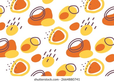 plano de fundo do padrão de forma boho abstrato