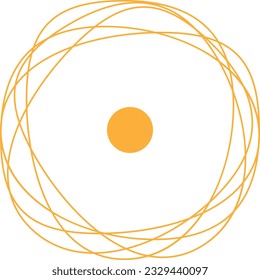 Abstract boho shape vector element