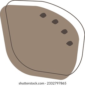 Abstract boho shape vector element