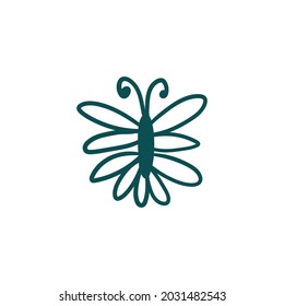 Resumen de formas vectoriales boho. Icono de Doodle para diseño de moda, temporada de verano o concepto natural. Ilustración moderna dibujada a mano.