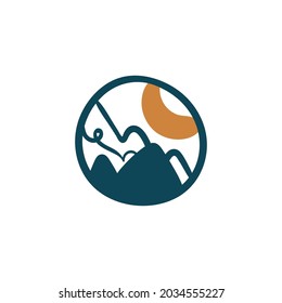 Abstract boho vector shapes. Doodle icon for fashion design, summer season or natural concept. Modern hand drawn illustration.