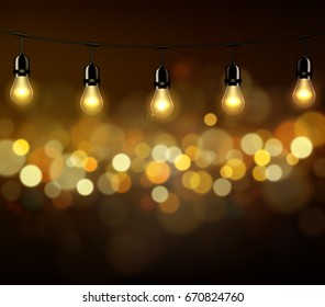 Abstract bokeh background