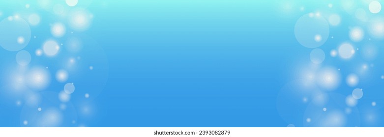 Abstract bokeh background blue sky illustration. Vector 10 EPS.	
